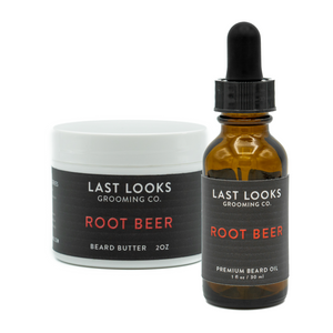 Last Looks Grooming Root Beer Oil and Beard Butter Bundle