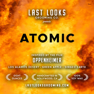 Last Looks Movie Candles Atomic Inspired By Oppenheimer Christopher Nolan Cillian Murphy Barbenheimer Candles That Smell Like Movies
