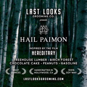 Last Looks Movie Candles Hail Paimon Inspired By Hereditary Ari Aster A24 Candles That Smell Like Movies
