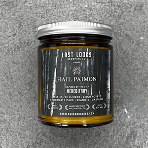 Last Looks Movie Candles Hail Paimon Inspired By Hereditary Ari Aster A24 Candles That Smell Like Movies