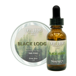 Last Looks Grooming Black Lodge Beard Oil And Beard Balm Bundle Inspired By Twin Peaks