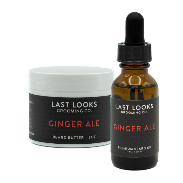 Last Looks Grooming Ginger Ale Oil and Beard Butter Bundle
