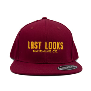 Last Looks Apparel Snapback Hat Maroon