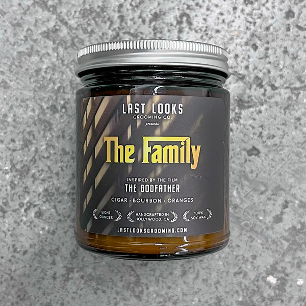 Last Looks Grooming Movie Themed Candle The Family Inspired By The Godfather Francis Ford Coppola Marlon Brando Robert De Niro