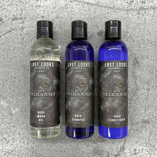 Hair & Body Shower Set - Body Wash Gel, Hair Shampoo, And Hair Conditioner