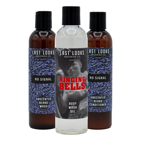 Ringing Bells Body Wash Gel and Beard Wash and Beard Conditioner Pack