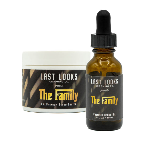 Last Looks Grooming The Family Vegan Beard Oil and Vegan Beard Butter Bundle