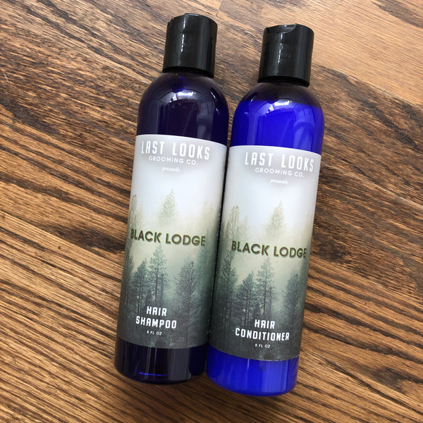 Last Looks Grooming Black Lodge Hair Shampoo and Conditioner Inspired By Twin Peaks