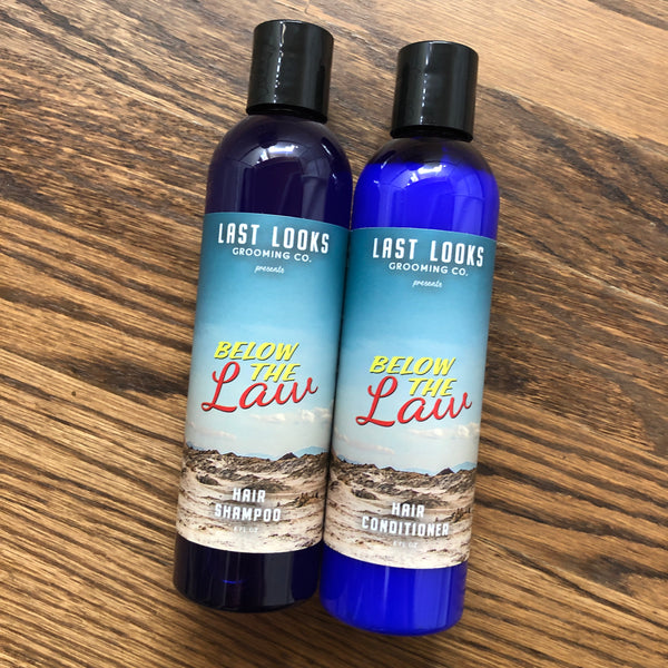 Last Looks Grooming Below The Law Hair Shampoo and Conditioner Inspired By Better Call Saul Breaking Bad